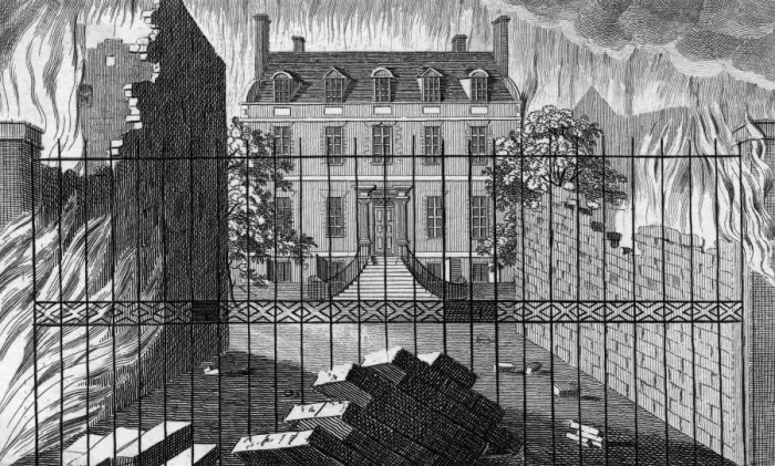 Framed Print : The Ratcliffe Fire - Mr Beres House miraculously saved Framed Print : The Ratcliffe Fire - Mr Beres House miraculously saved