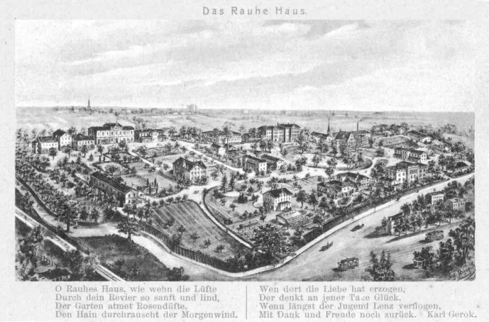 Framed Print : The Rauhes Haus, Hamburg Framed Print : The Rauhes Haus, Hamburg