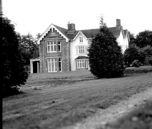 Ravenscroft (now called Cleddon Hall), Trellech, Monmouthshire, Wales, birthplace of Bertrand Russell (1872-1970), British philosopher and author. The house was the home of his parents, Lord and Lady Amberley. Date: circa 1960s