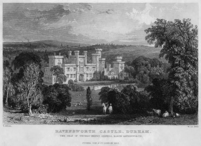 Framed Print : Ravensworth Castle, County Durham Framed Print : Ravensworth Castle, County Durham