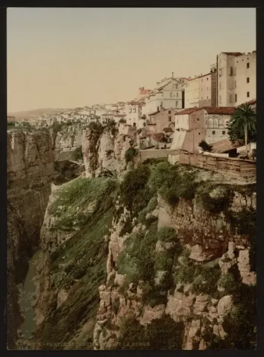 Framed Print : The ravine, Constantine, Algeria Framed Print : The ravine, Constantine, Algeria