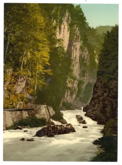 Framed Print : The ravine of the Murg, Glarus, Switzerland Framed Print : The ravine of the Murg, Glarus, Switzerland
