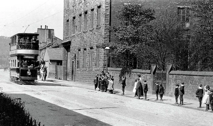 Framed Print : Rawtenstall Burnley Road early 1900s Framed Print : Rawtenstall Burnley Road early 1900s