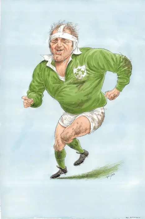 Framed Print : Ray McLoughlin - Irish rugby player