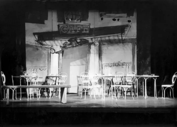 Framed Print : Raymond Cusick stage set for The Madwoman of Chaillot Framed Print : Raymond Cusick stage set for The Madwoman of Chaillot