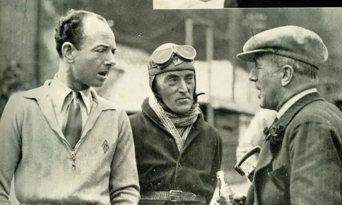 Framed Print : Raymond Mays, Sir Malcolm Campbell and Earl Howe Framed Print : Raymond Mays, Sir Malcolm Campbell and Earl Howe