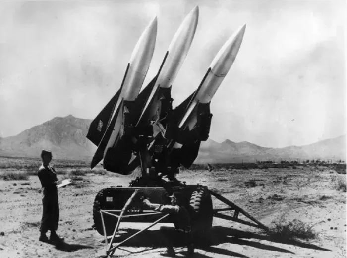 Framed Print : Raytheon / Northrop Hawk surface-to-air guided missiles Framed Print : Raytheon / Northrop Hawk surface-to-air guided missiles