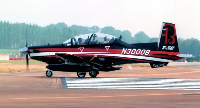 Framed Print : Raytheon T-6C Texan II N3000B Framed Print : Raytheon T-6C Texan II N3000B