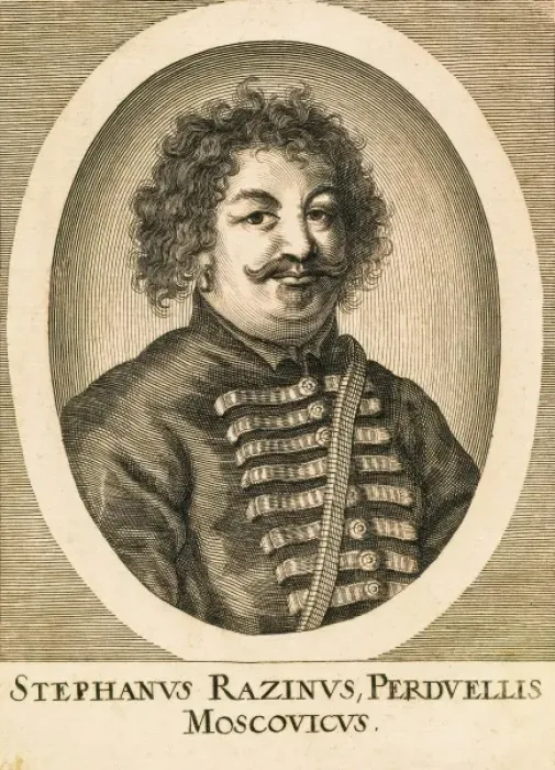 Framed Print : RAZIN, Stenka (1630-1671). Cossak leader. Xylography