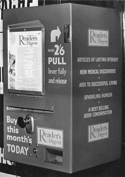 Readers Digest vending machine, Exeter station