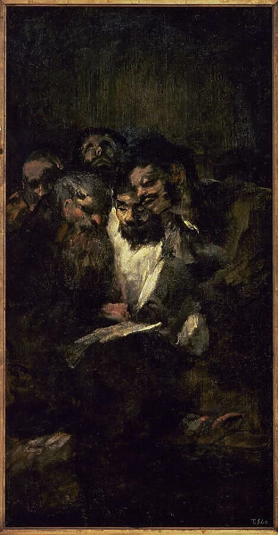Reading, 1820-1823, by Francisco de Goya