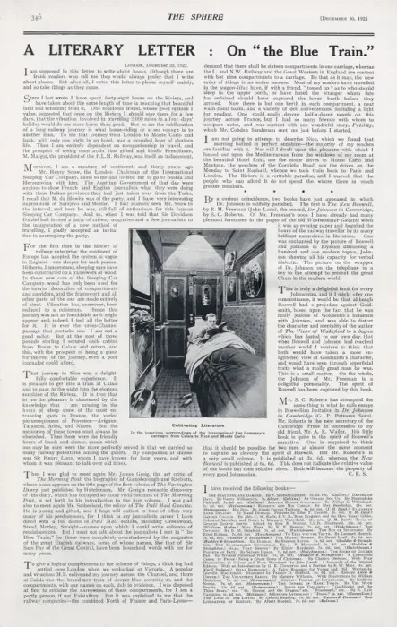 Framed Print : Reading in bed in the luxurious - The Blue Train Framed Print : Reading in bed in the luxurious - The Blue Train