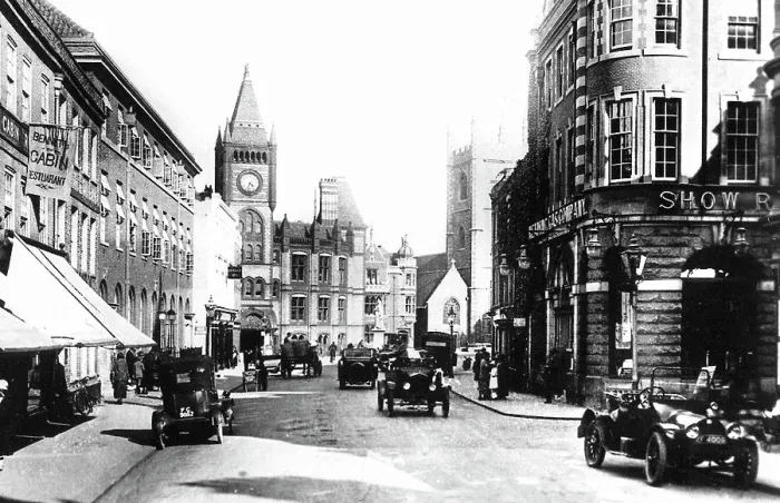 Framed Print : Reading Friar Street probably 1920s Framed Print : Reading Friar Street probably 1920s