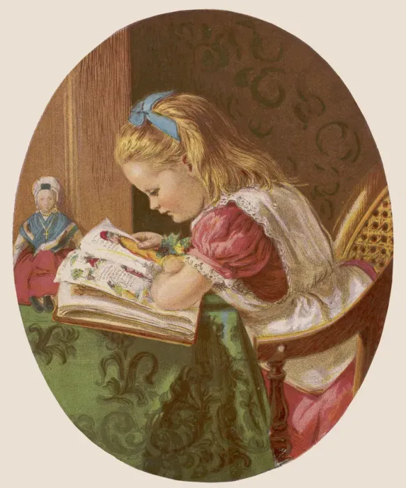 Framed Print : READING STRUWWELPETER Framed Print : READING STRUWWELPETER