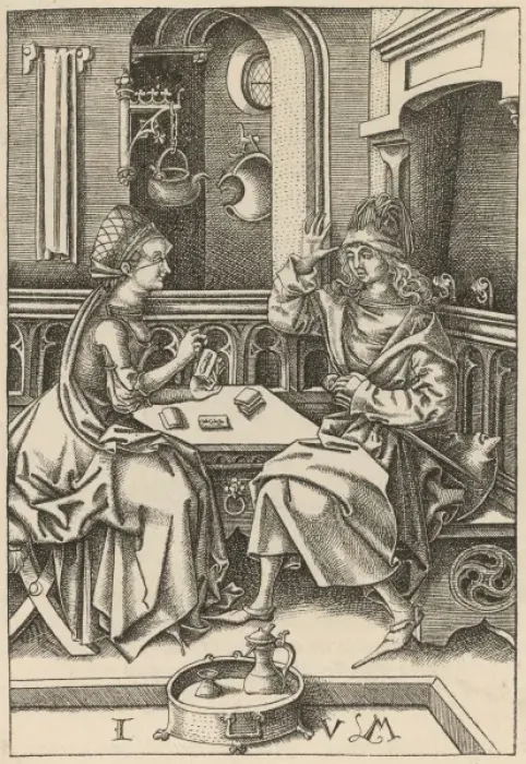 Framed Print : Reading the Tarot Framed Print : Reading the Tarot