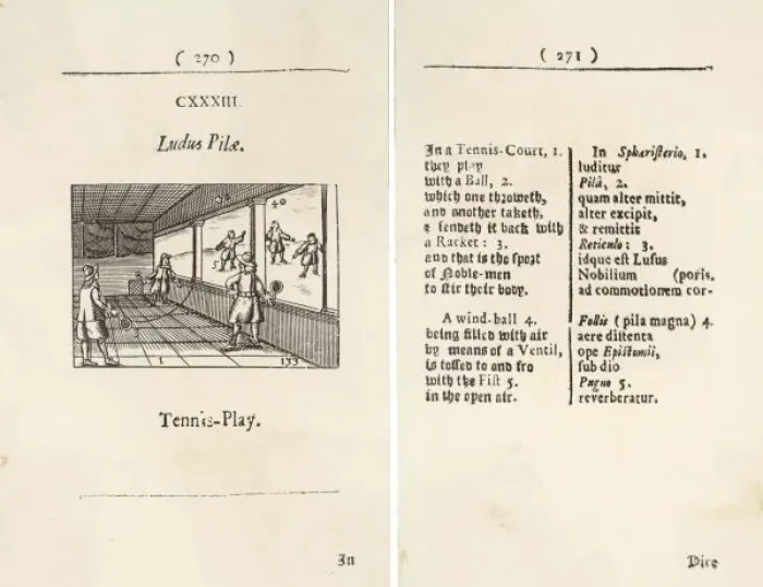 Framed Print : Real Tennis Game 1658 Framed Print : Real Tennis Game 1658