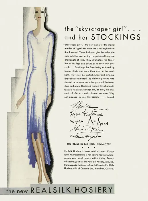 Framed Print : Realsilk Hosiery Framed Print : Realsilk Hosiery