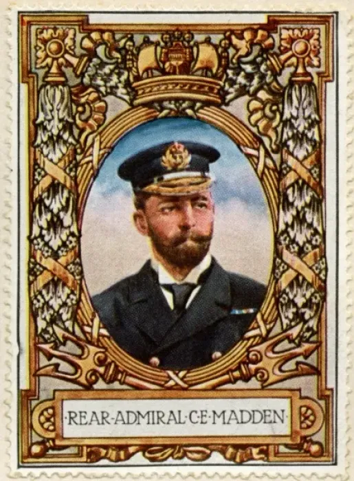 Framed Print : (Rear) Admiral C. E. Madden / Stamp Framed Print : (Rear) Admiral C. E. Madden / Stamp