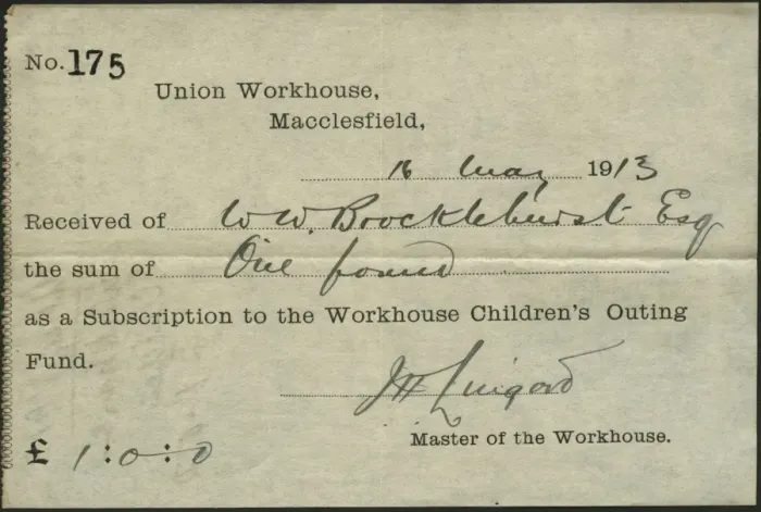 Framed Print : Receipt for Workhouse Childrens Outing Subscription Receipt Framed Print : Receipt for Workhouse Childrens Outing Subscription Receipt