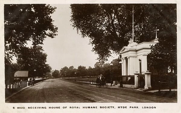 Receiving House of Royal Humane Society, Hyde Park, London