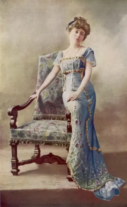 Framed Print : Reception Dress 1909 Framed Print : Reception Dress 1909