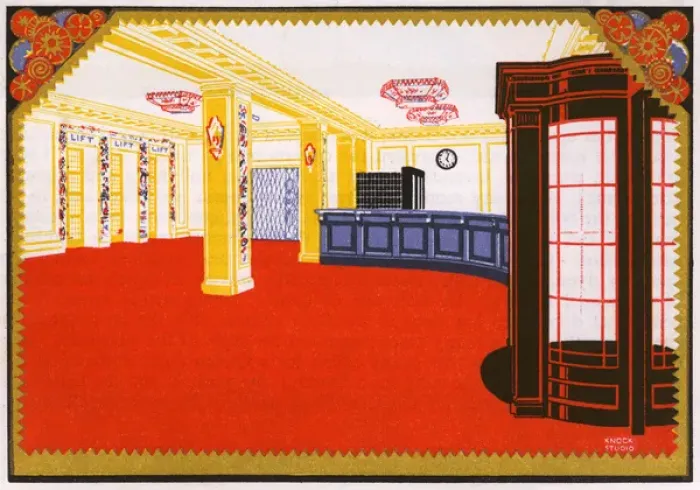 Framed Print : Reception of the May Fair Hotel Framed Print : Reception of the May Fair Hotel