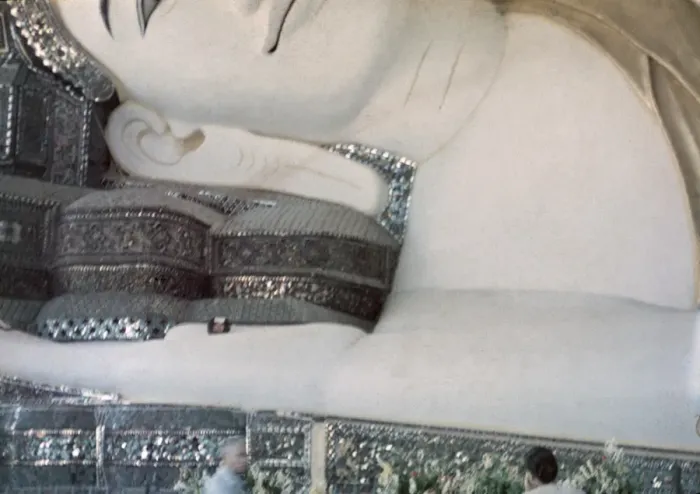 Framed Print : Reclining Buddha - Pegu Framed Print : Reclining Buddha - Pegu