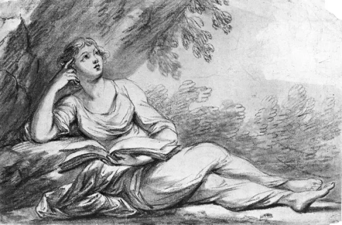 Framed Print : A Reclining Girl Reading Framed Print : A Reclining Girl Reading