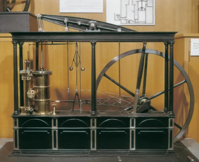 Framed Print : Reconstruction of the steam engine. 1765. FRANCE Framed Print : Reconstruction of the steam engine. 1765. FRANCE