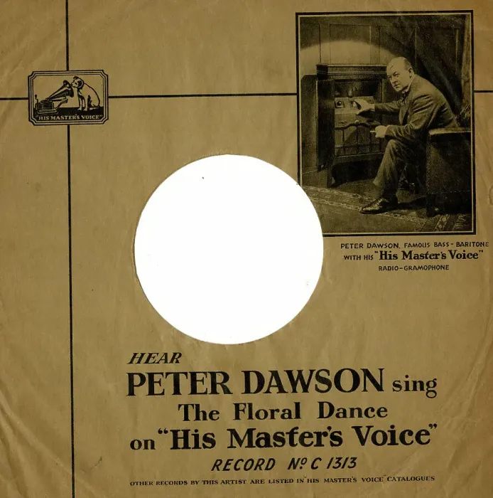 Framed Print : Record sleeve, Peter Dawson, baritone Framed Print : Record sleeve, Peter Dawson, baritone