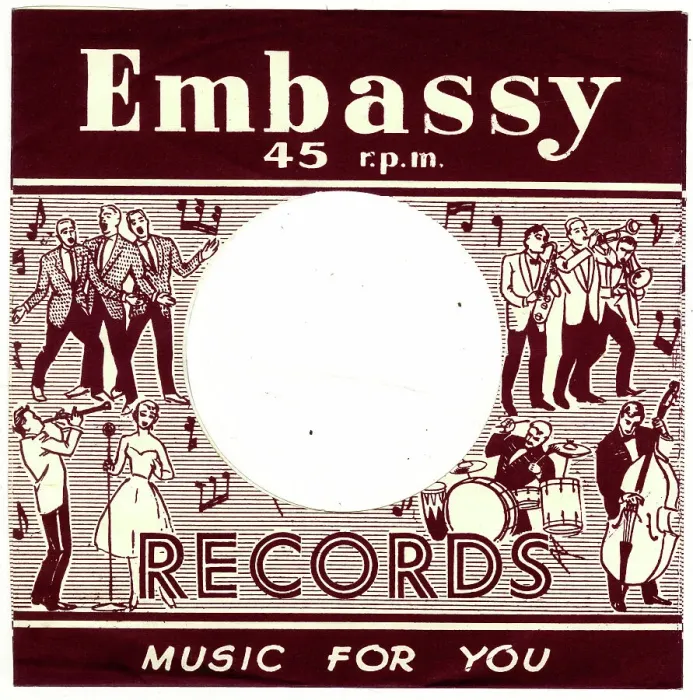 Framed Print : Record sleeve, Woolworth's Embassy 45rpm record Framed Print : Record sleeve, Woolworth's Embassy 45rpm record