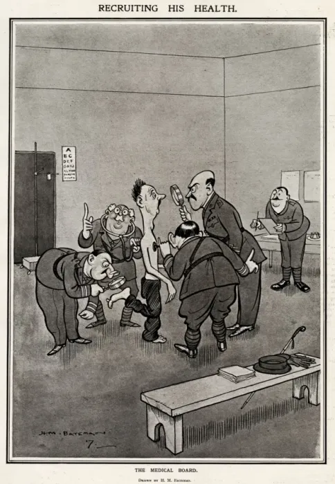 Framed Print : Recruiting his health 1917 Framed Print : Recruiting his health 1917