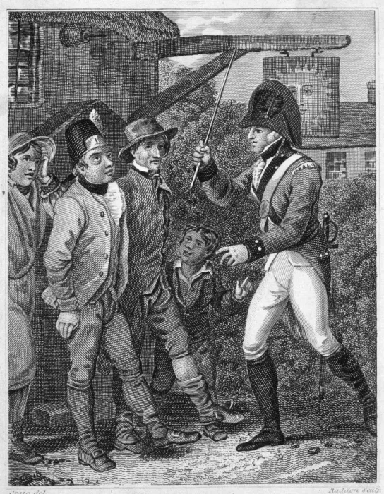 Framed Print : Recruiting Village Lads Framed Print : Recruiting Village Lads