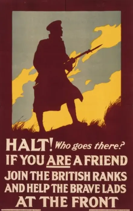Framed Print : Recruitment poster for the British Army Framed Print : Recruitment poster for the British Army