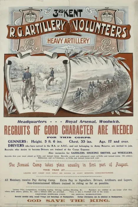 Framed Print : Recruitment Poster - British Military Framed Print : Recruitment Poster - British Military