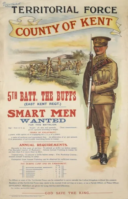 Framed Print : Recruitment Poster - British Military Framed Print : Recruitment Poster - British Military
