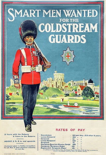 Recruitment poster, Coldstream Guards