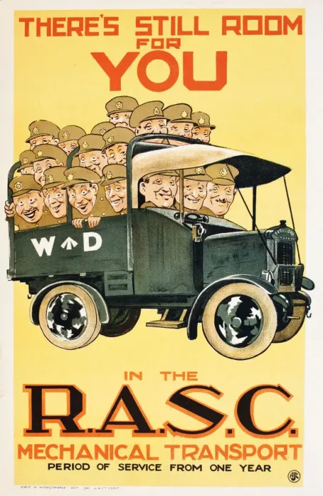 Framed Print : Recruitment poster, RASC Mechanical Transport Framed Print : Recruitment poster, RASC Mechanical Transport