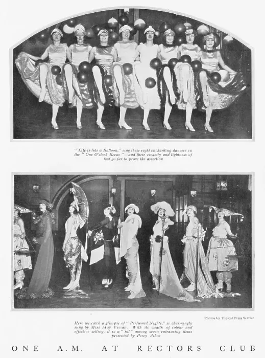 Framed Print : Rector's One O'Clock Revue, cabaret Framed Print : Rector's One O'Clock Revue, cabaret
