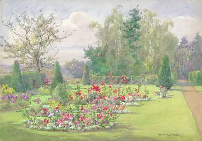 Framed Print : The Rectory Gardens, Rushbury, Shropshire - Gardens Framed Print : The Rectory Gardens, Rushbury, Shropshire - Gardens