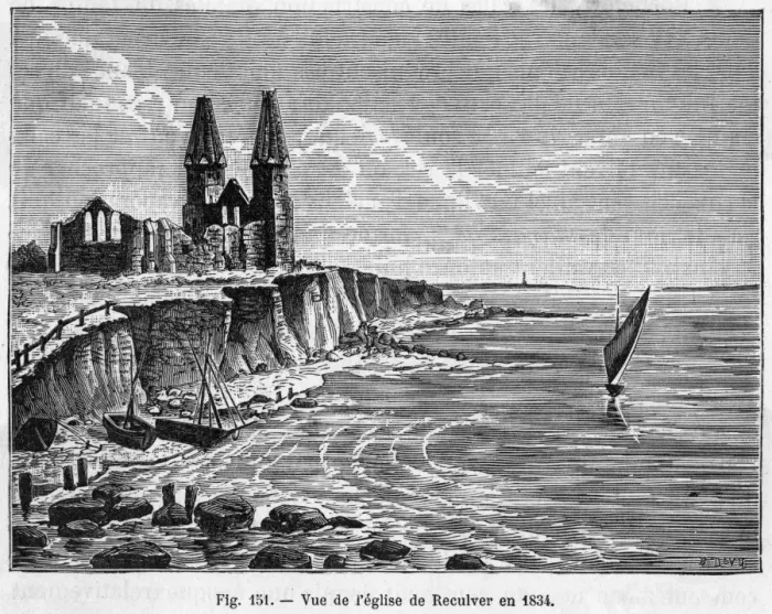 Framed Print : Reculver, Kent Framed Print : Reculver, Kent