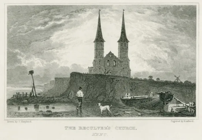 Framed Print : Reculver, Kent Framed Print : Reculver, Kent