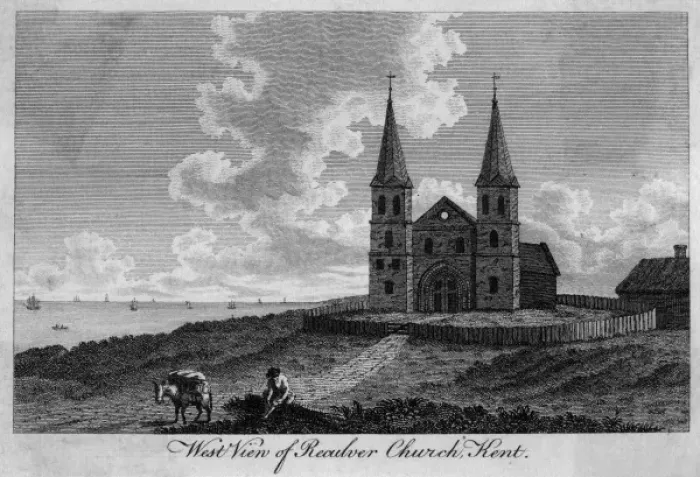 Framed Print : Reculver, Kent Framed Print : Reculver, Kent