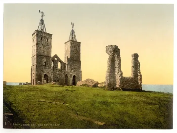 Framed Print : The Reculvers, Herne Bay, England Framed Print : The Reculvers, Herne Bay, England