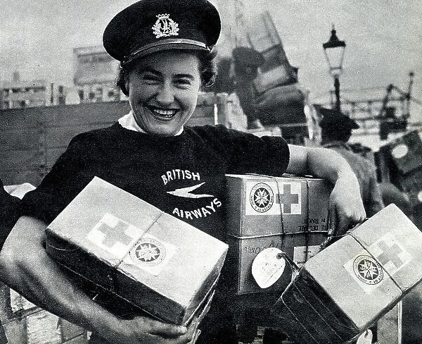 Red cross parcels for prisoners of war in Germany, WW2