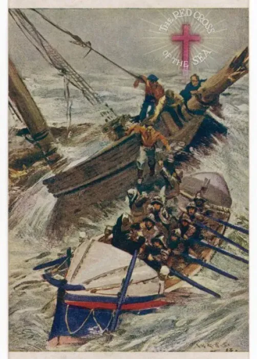 Framed Print : Red Cross of the Sea Framed Print : Red Cross of the Sea