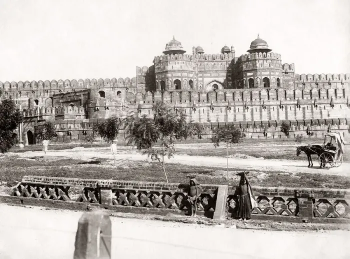 Framed Print : Red Fort, Delhi, India, c. 1880 s Framed Print : Red Fort, Delhi, India, c. 1880 s