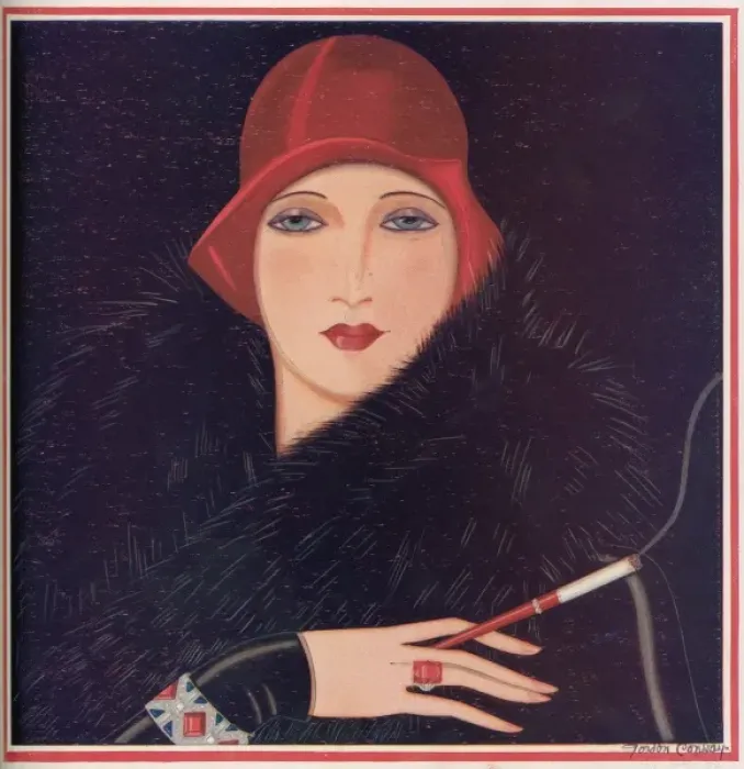 Framed Print : The Red Hat, by Gordon Conway