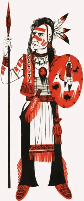 Framed Print : Red Indian Framed Print : Red Indian