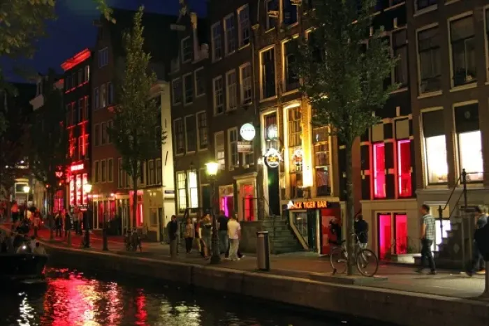 Framed Print : Red light district, Amsterdam Framed Print : Red light district, Amsterdam